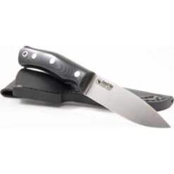 No.10 Swedish Forest Knife Flat 14C28N -Jaktutstyrsbutikk casstrom no 10 swedish forest knife flat 14c28n black micarta