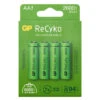 GP ReCyko AA-batteries 2600mAh 4-pack -Jaktutstyrsbutikk gp batterier gp recyko aa batteries 2600mah 4 pack green