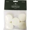 Cleaning Patches, 50mm, 400 Pcs -Jaktutstyrsbutikk grey oak cleaning patches 50mm 400 pcs white