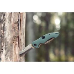 Fällkniv Med Buköppnare -Jaktutstyrsbutikk grey oak fallkniv med bukoppnare green 1