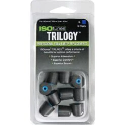 Trilogy Foam Replacement Eartips (5 Pair Pack) -Jaktutstyrsbutikk isotunes trilogy foam replacement eartips 5 pair pack blue