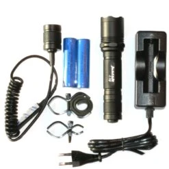 Hunting Flashlight L2 G/W -Jaktutstyrsbutikk jaktkit hunting flashlight l2 g w black 2
